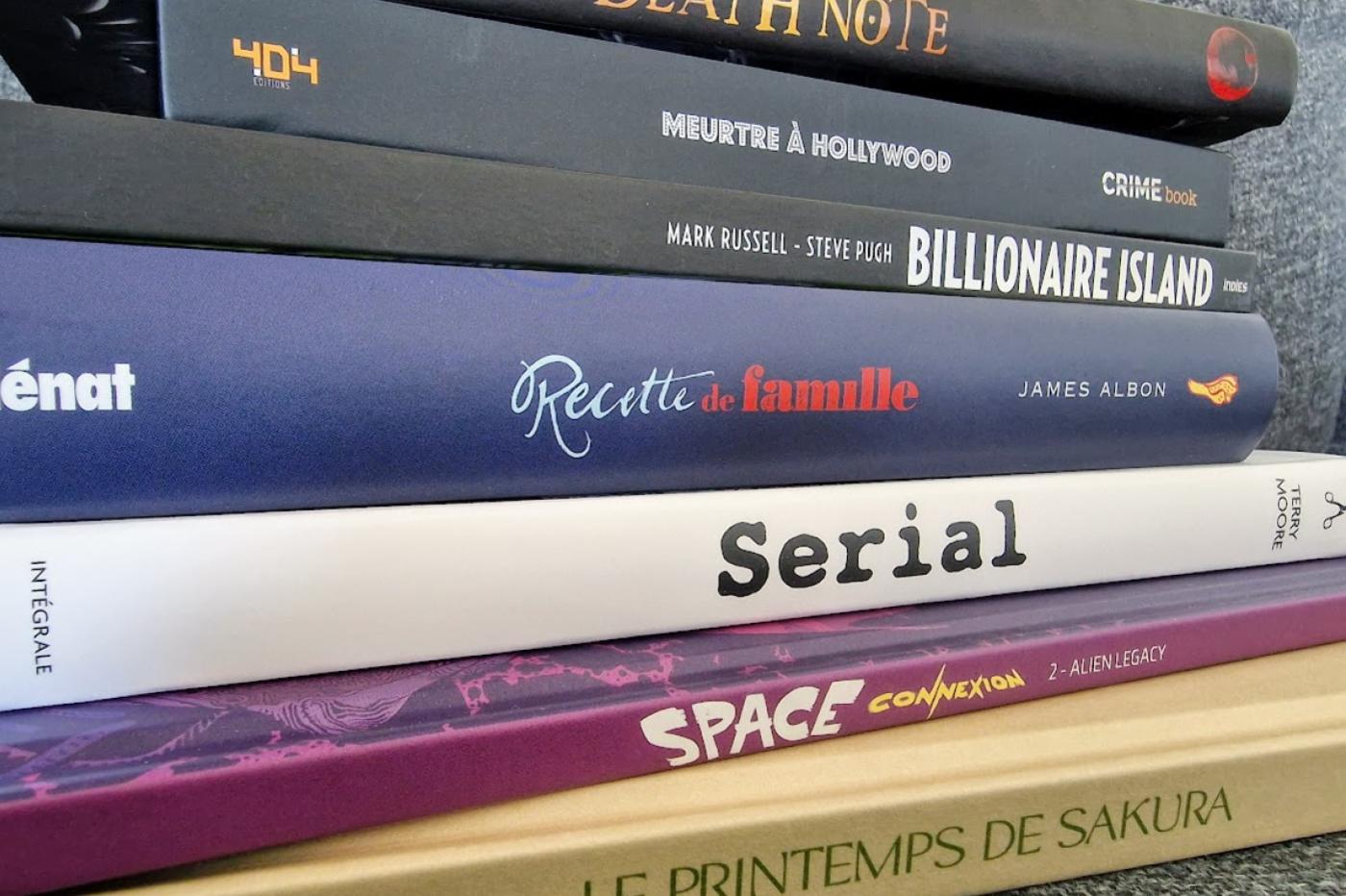 Sélection comics aout pile livres