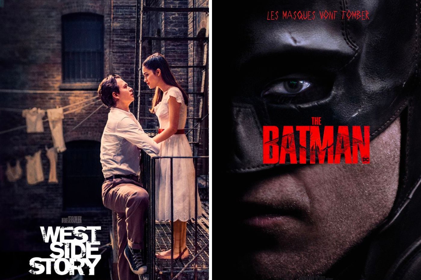 Affiches West Side Story et The Batman