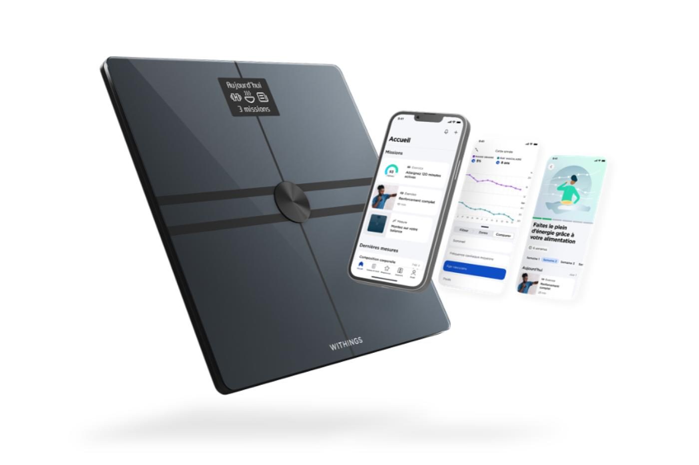 Withings dévoile sa nouvelle balance connectée ultra haut de gamme