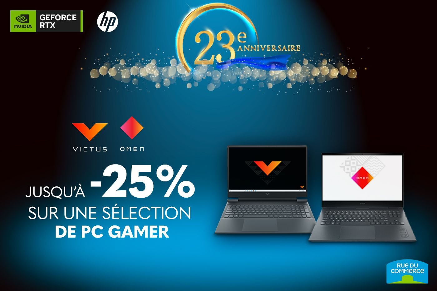 Vente Flash  : 750 € d'économie sur le PC portable gaming HP
