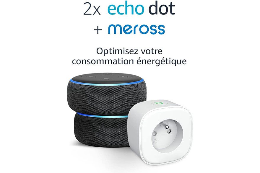 vous fait économiser 50 % sur ce pack Echo Dot 5 + prise connectée