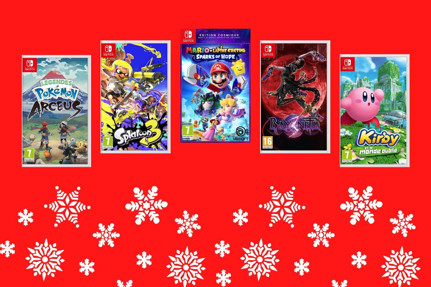 TOP 10 des JEUX SWITCH 2021 à offrir pour NOËL ! 🎅 