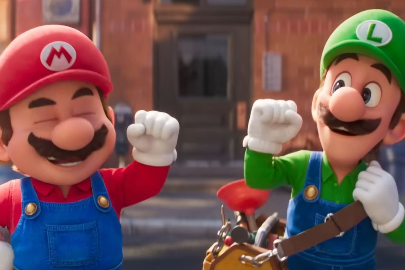 Mario et Luigi dans le film Illuminations