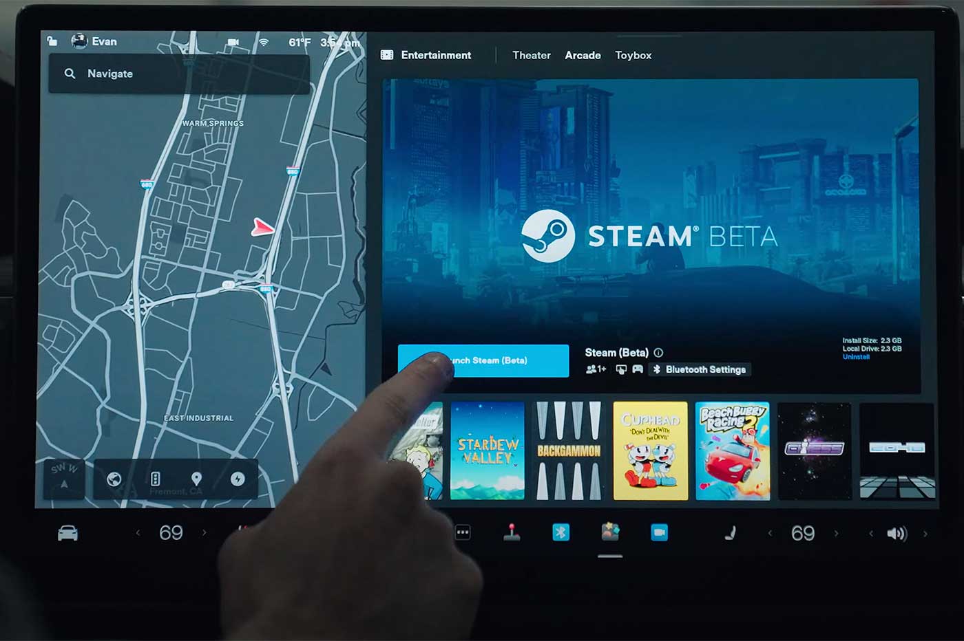 Tesla Steam