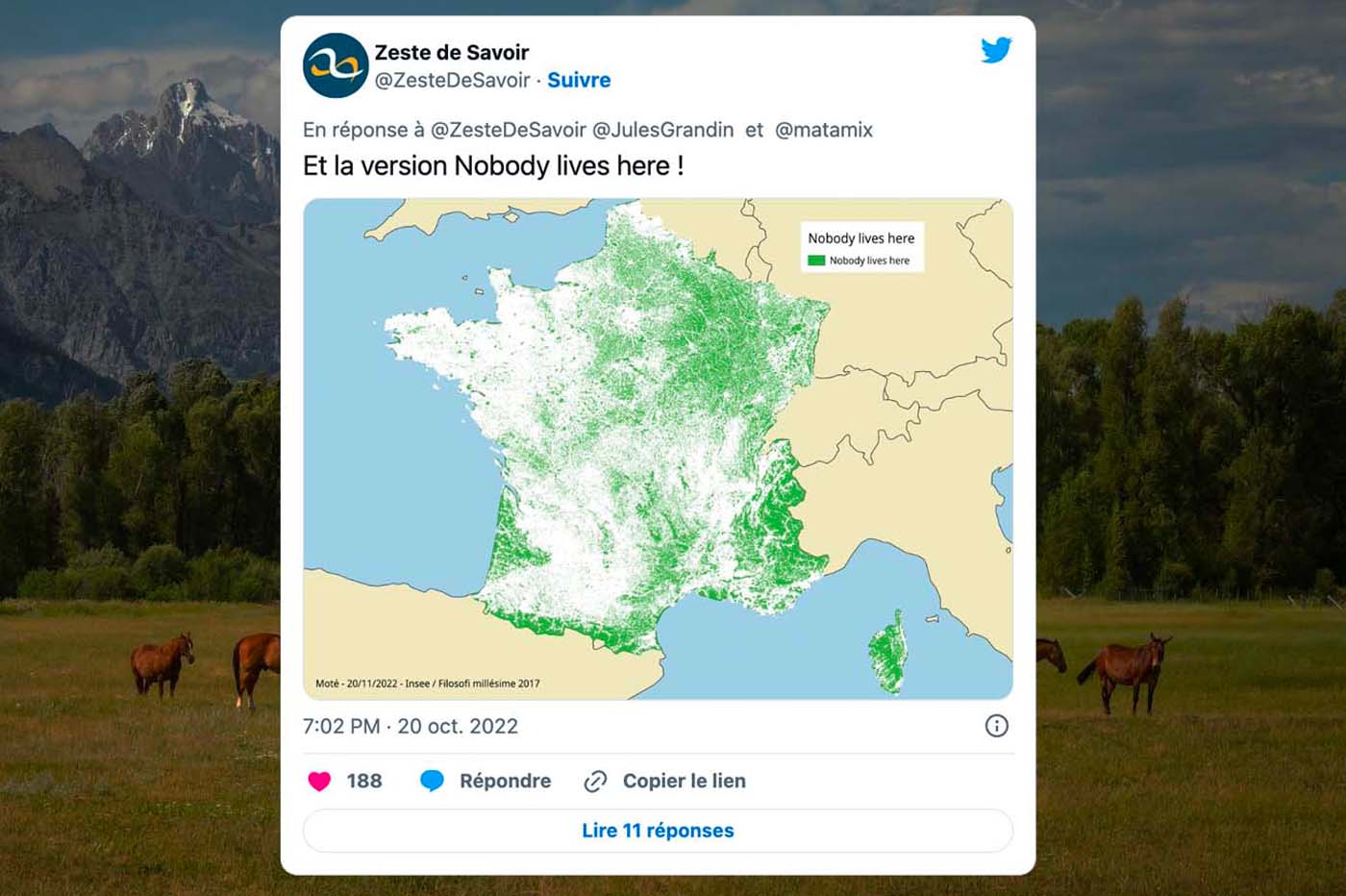 Carte de France endroit vide