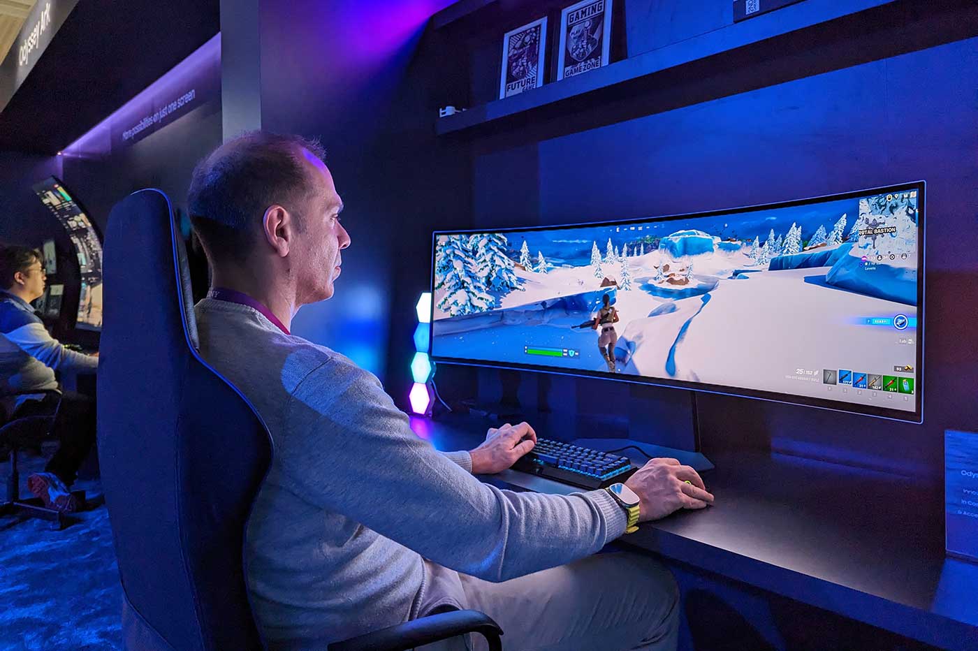 Samsung présente ses nouveaux moniteurs gaming QLED de 49 pouces