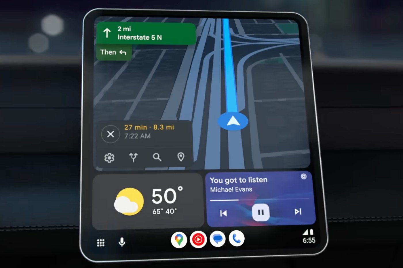 Une nouvelle interface pour Android Auto, quoi de neuf ?