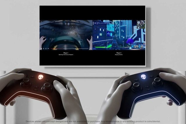 Dell Concept Nyx manette