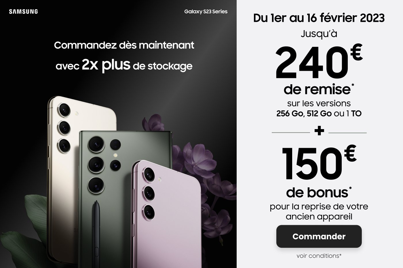 SAMSUNG Galaxy S23+ - Prix, Avis, Caractéristiques - SFR