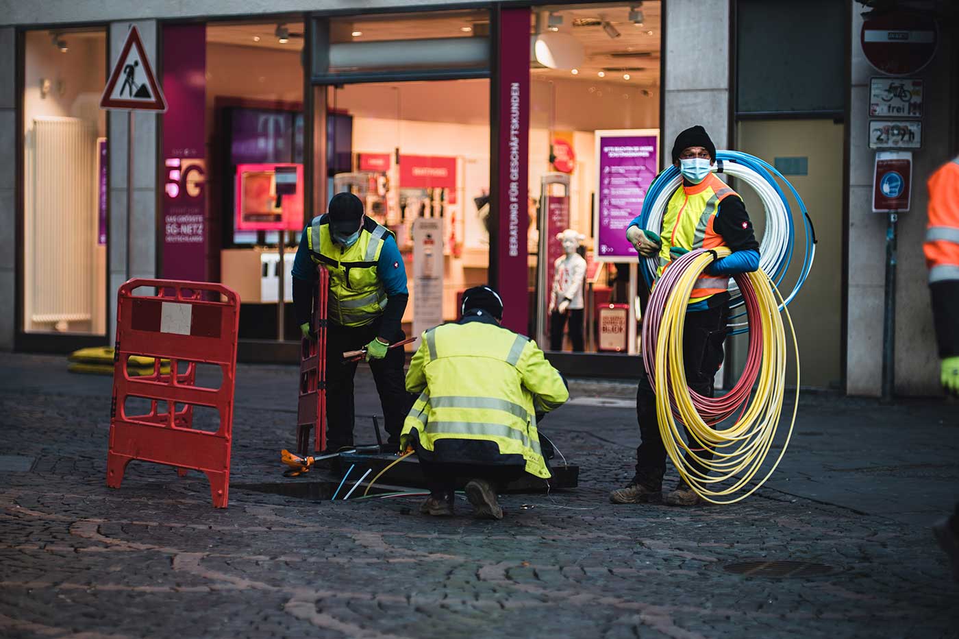 Fibre installation panne