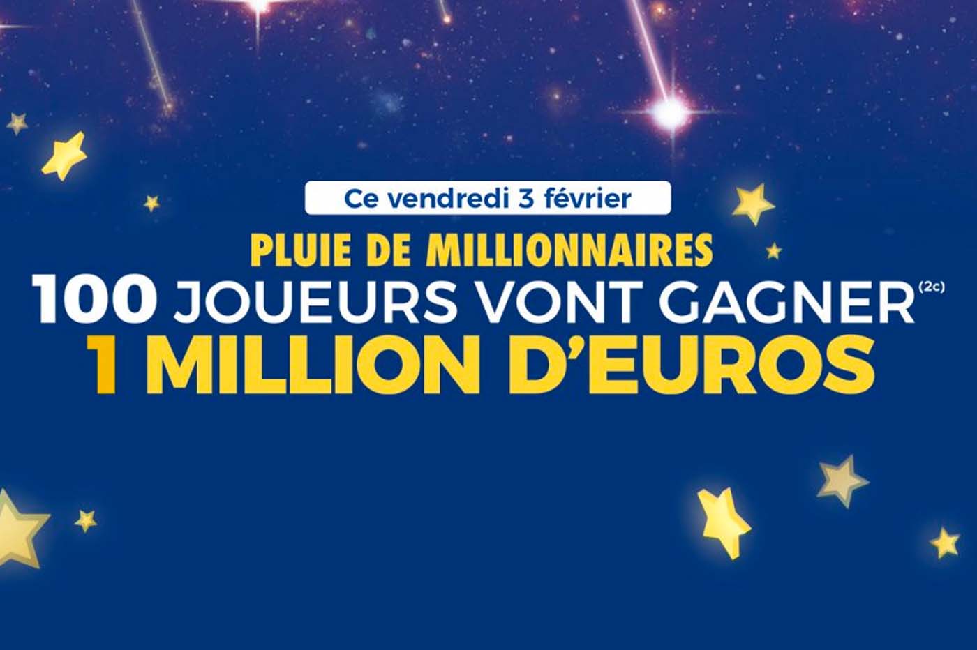 Pluie millionnaires euromillions