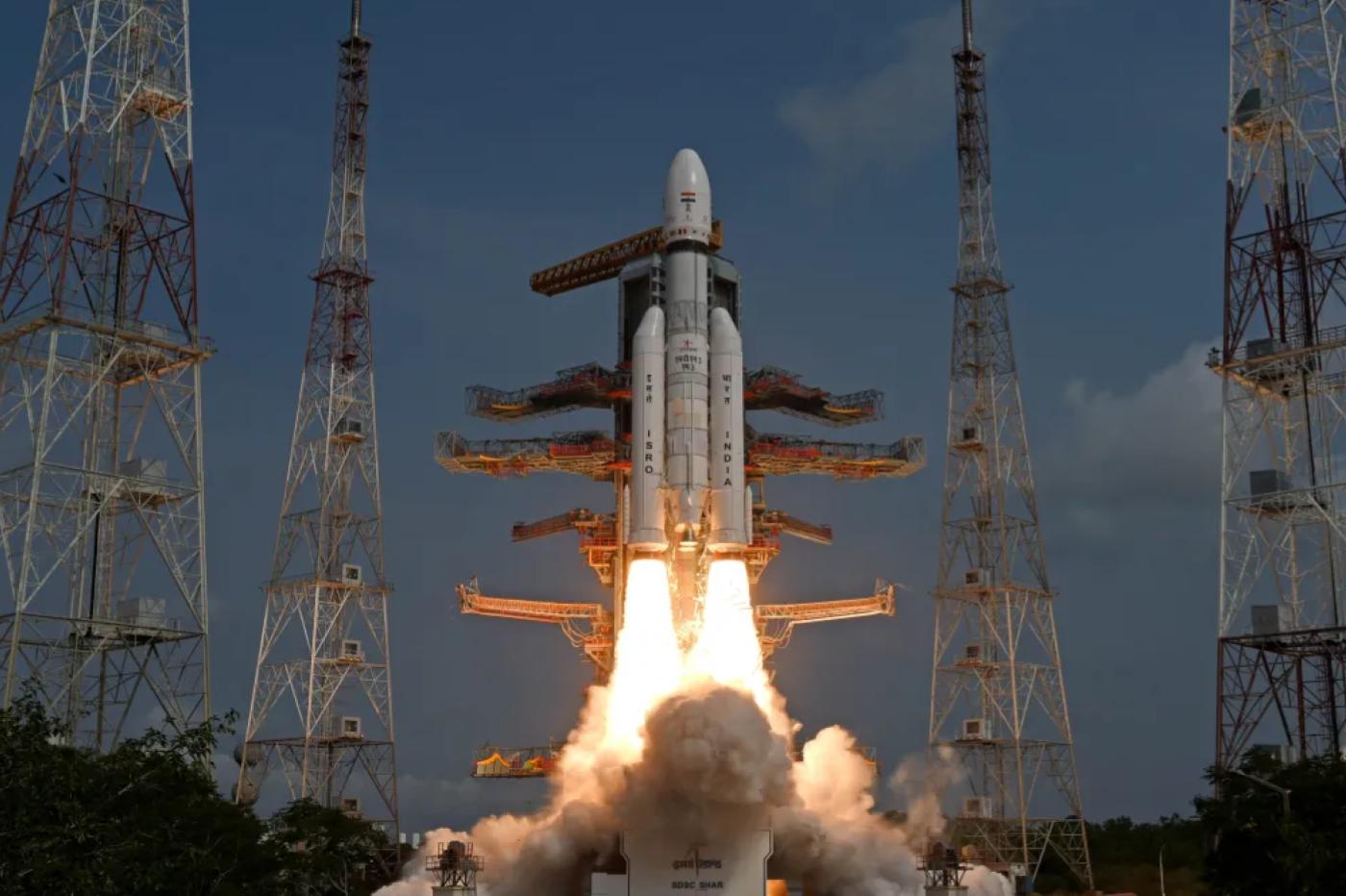 Le lanceur LMV3 de l'ISRO
