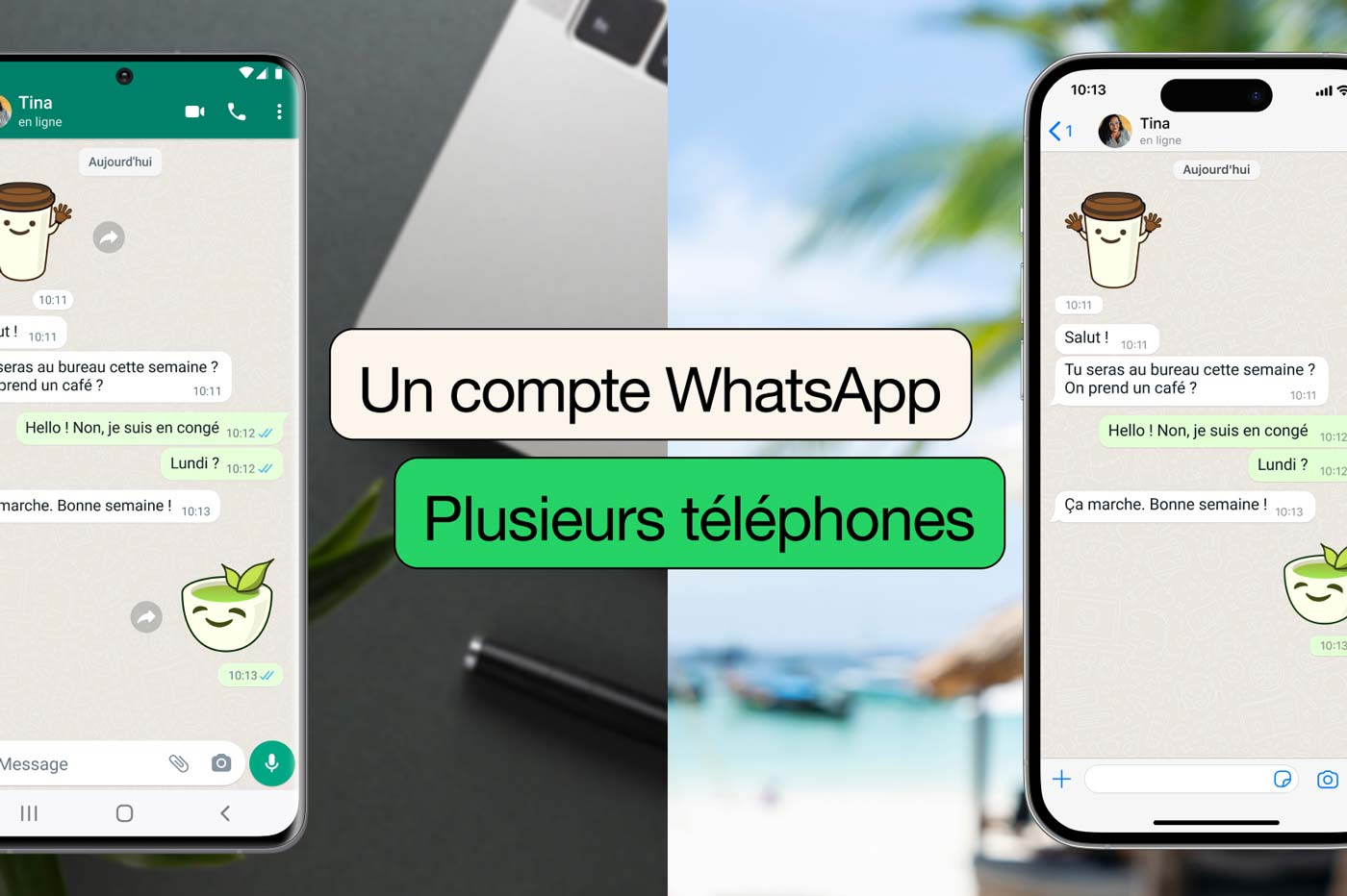 WhatsApp plusieurs smartphones