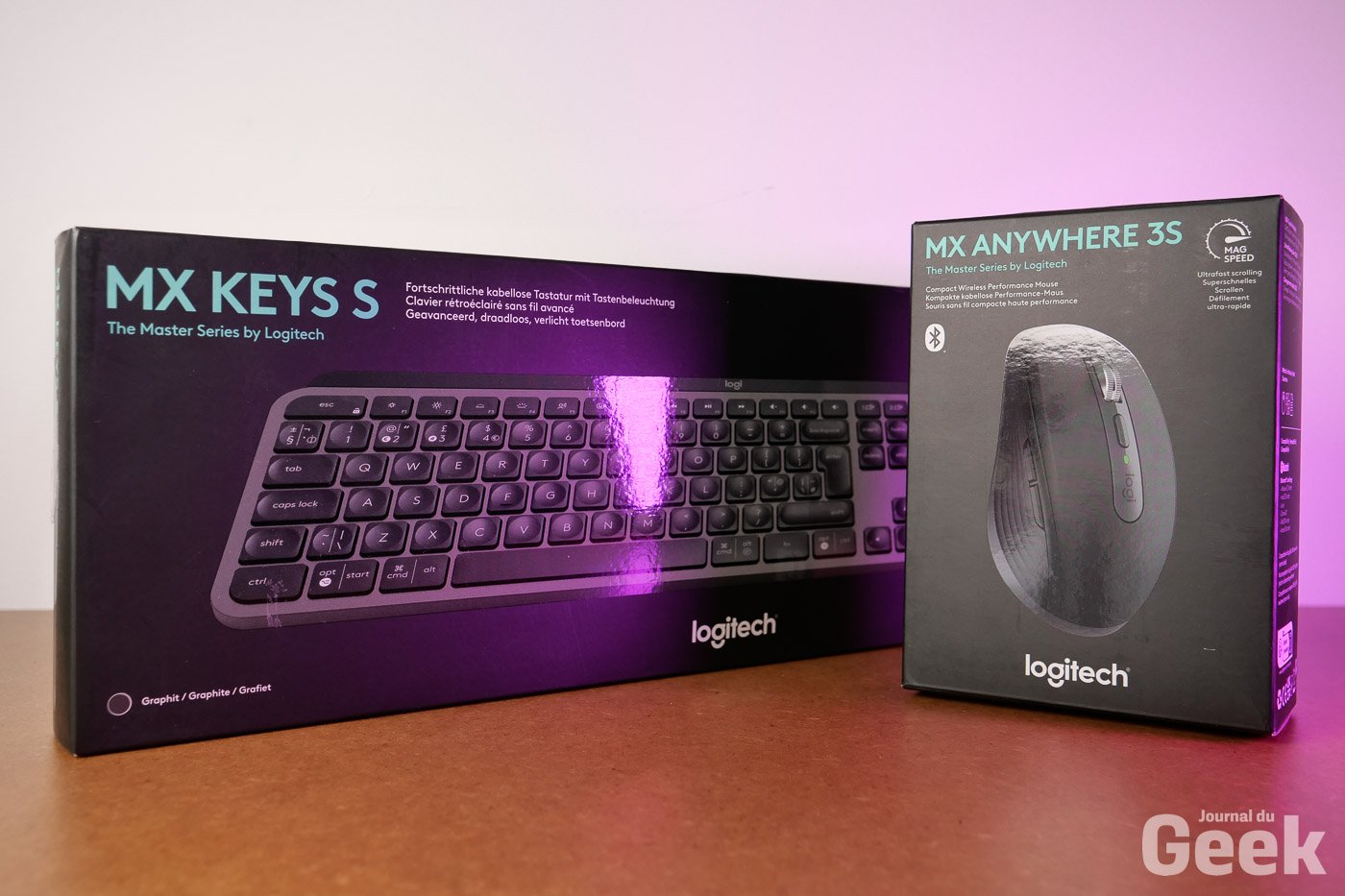 Clavier + Souris LOGITECH MX keys S avec repose poignet