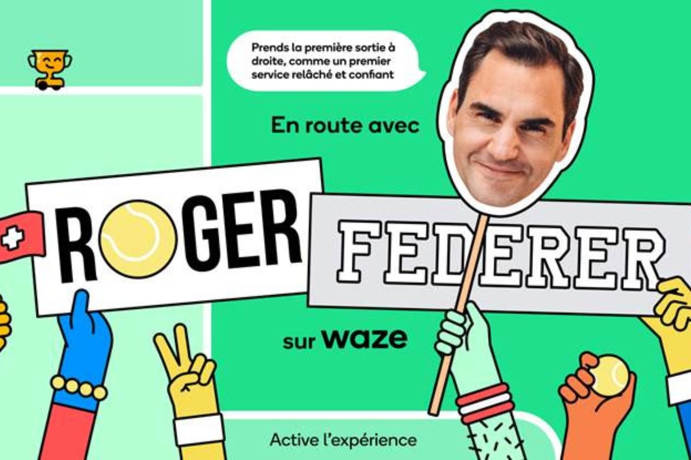 roger federer waze