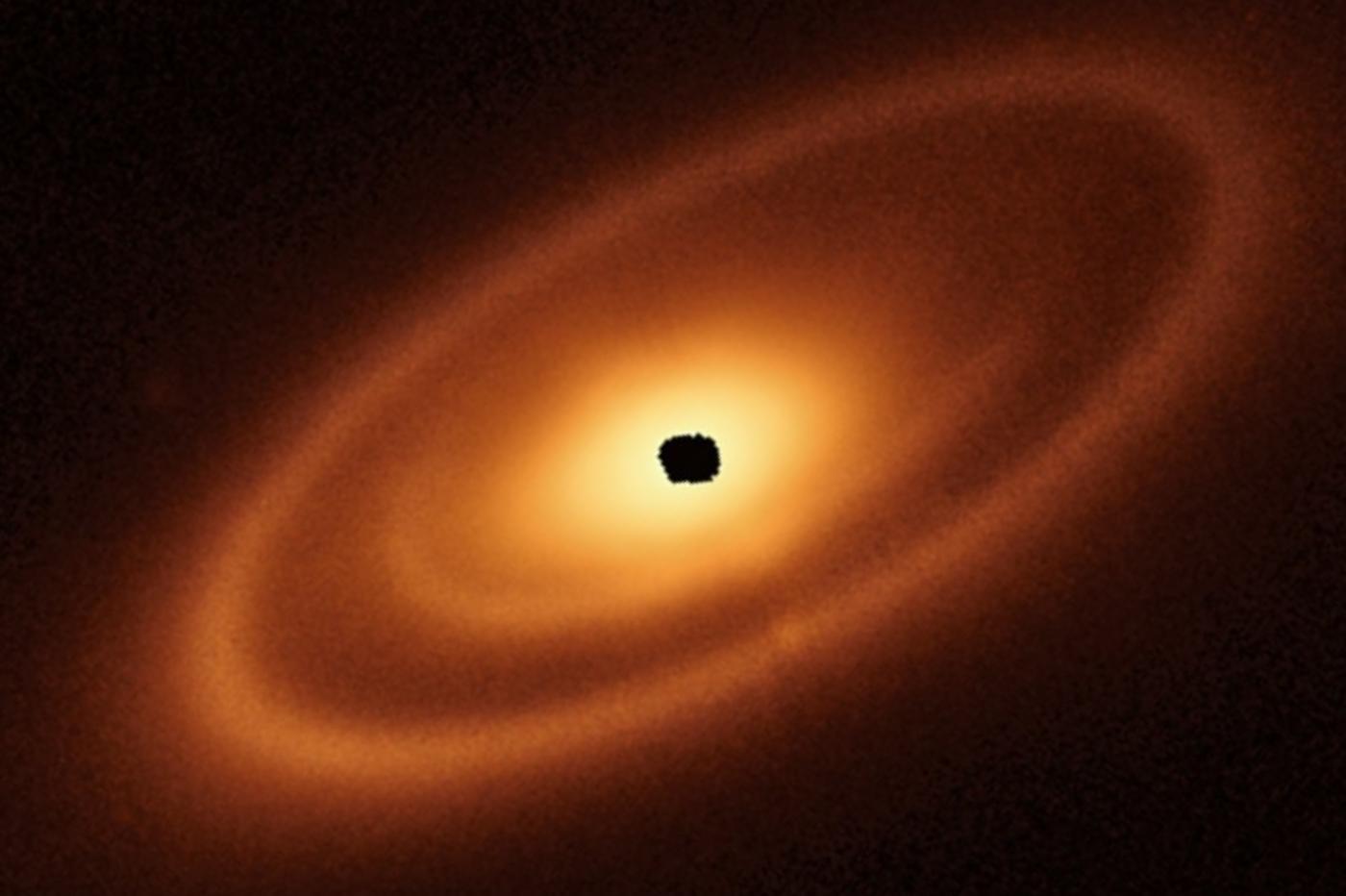 La ceinture d'astéroïdes et de poussière de l'étoile Fomalhaut
