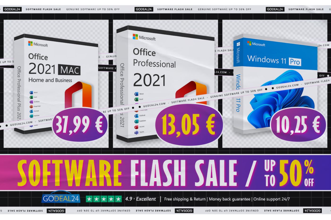 Promotions Microsoft Office sur Godeal24