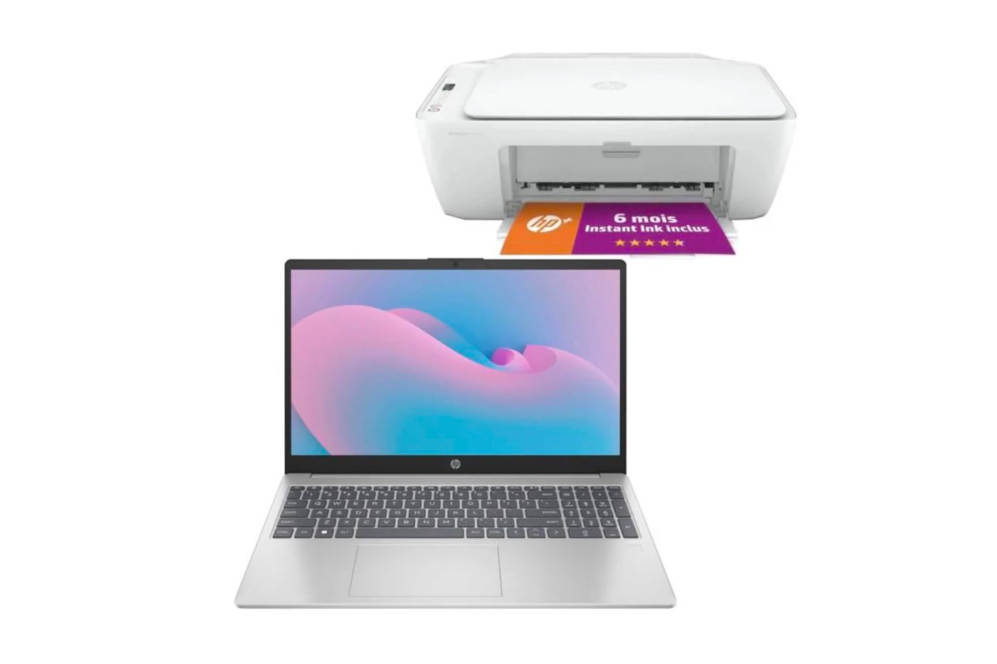 Achetez ce PC portable HP, l'imprimante DeskJet 2710e est offerte !