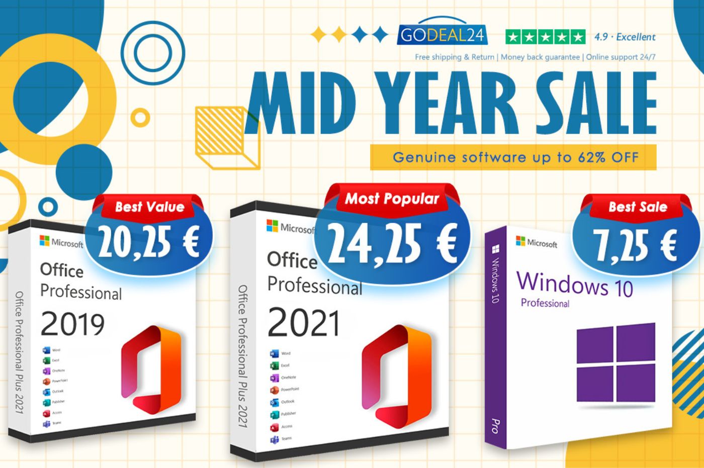 Godeal24 : 26,69€ pour une licence à vie d'Office Mac !