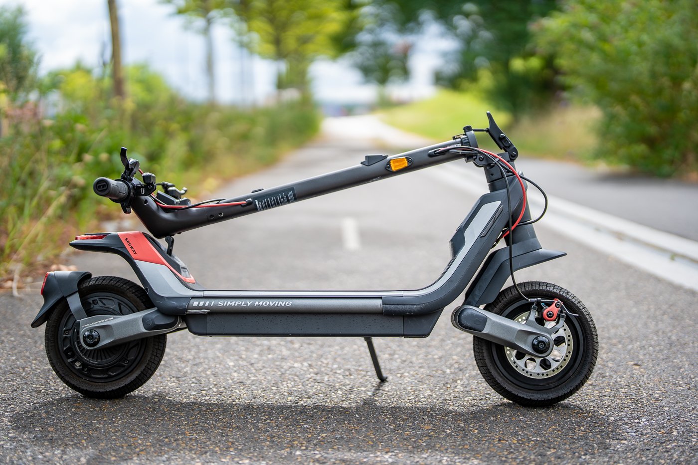 Test trottinette électrique Ninebot P100SE : le poids des limitations