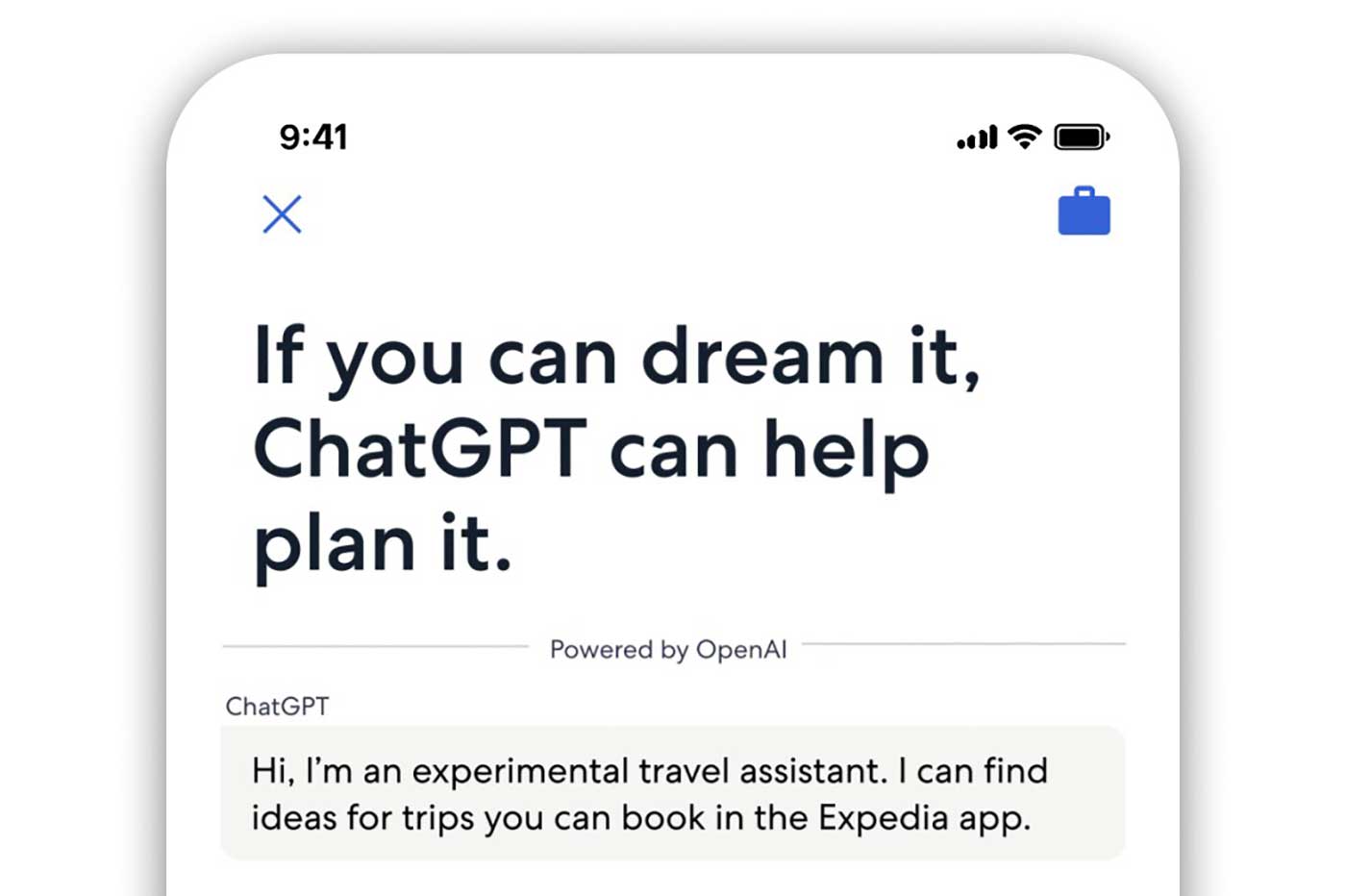 Expedia IA ChatGPT