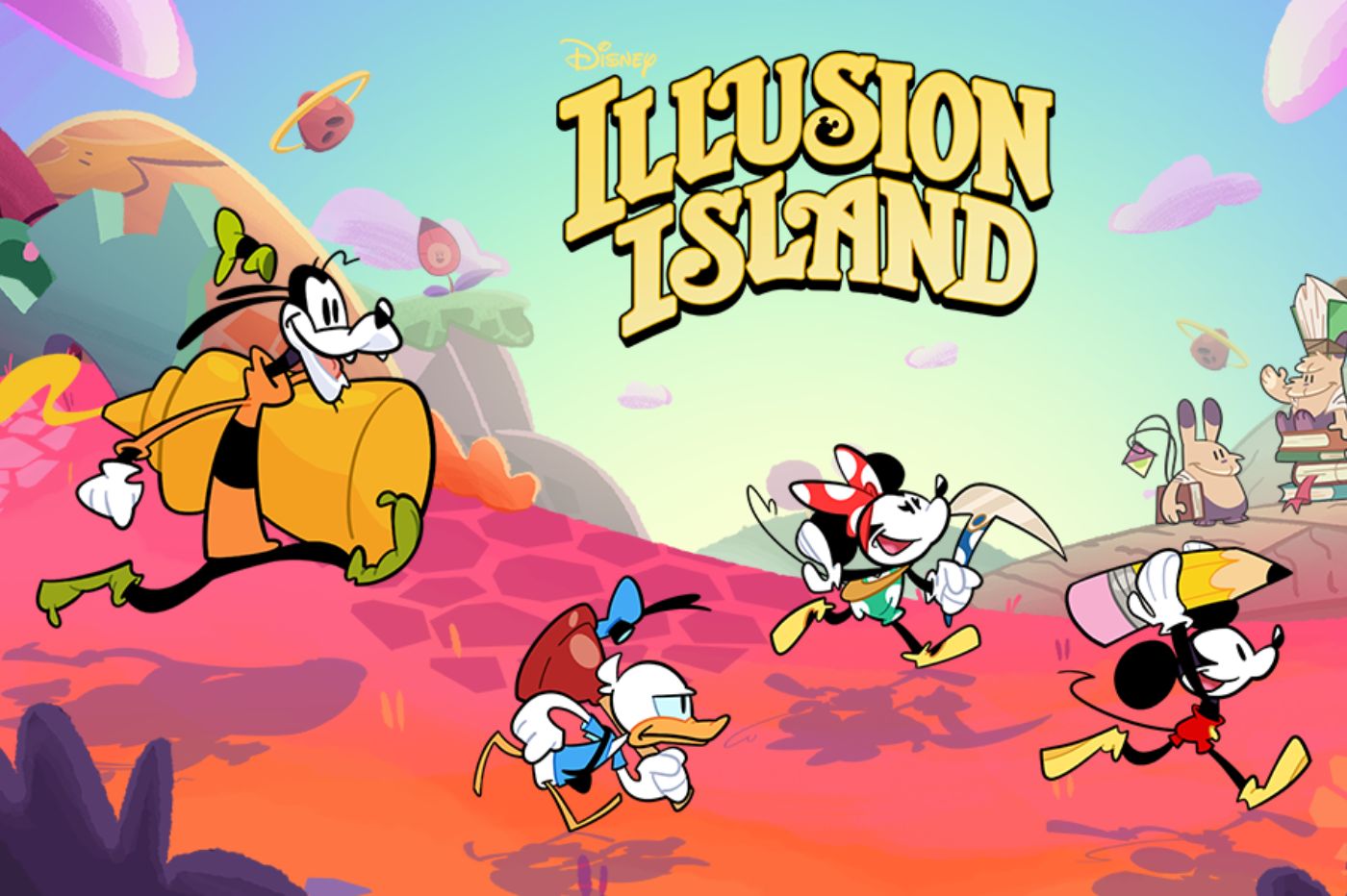 Disney Illusion Island : un jeu de plateforme avec Mickey, Minnie, Donald  et Din