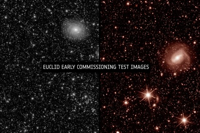 Les premières images de test d'Euclid