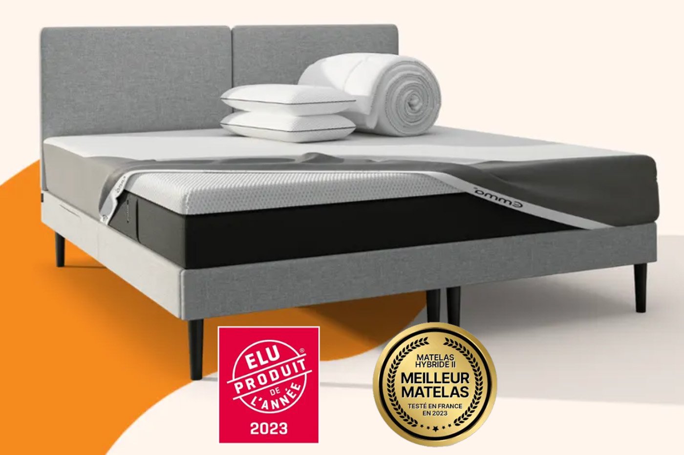 Matelas hybride, oreillers nuages… Ces 6 produits Emma à ne pas rater  pendant les soldes