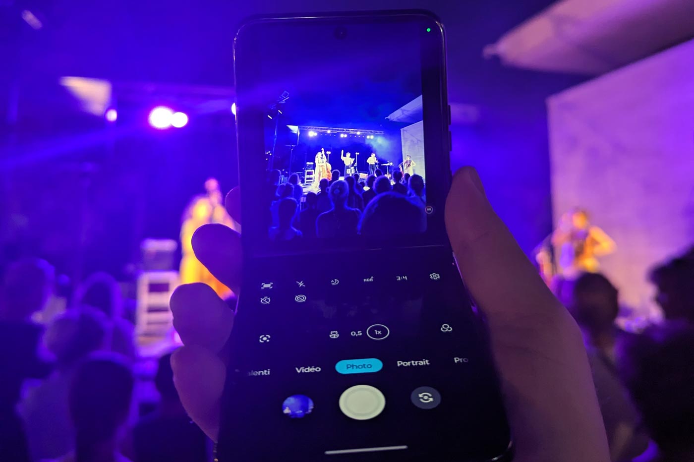 Photo smartphone concert