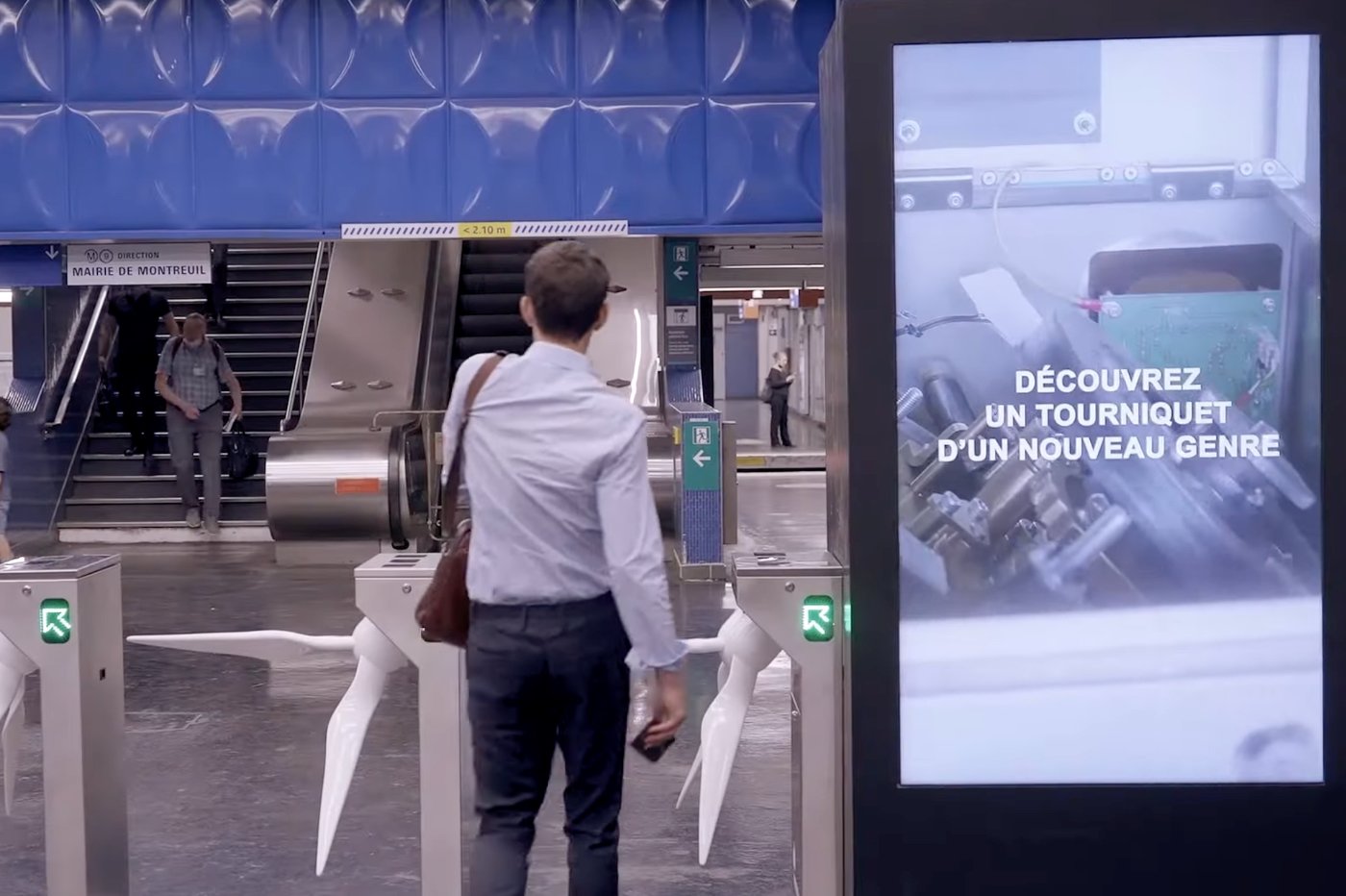 tourniquets métro paris éoliennes