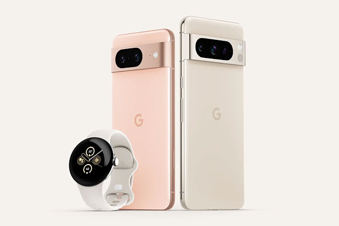 Google Pixel 8 et Watch 2