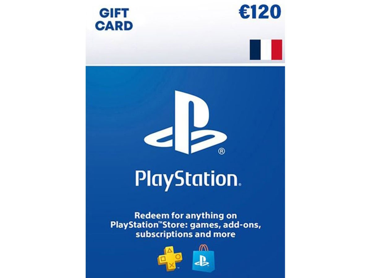 Achetez votre carte PSN d'une valeur de 120 euros à seulement 100