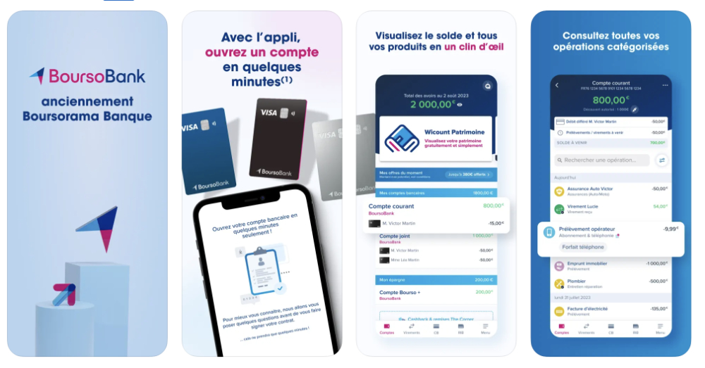 Boursobank Application Mobile