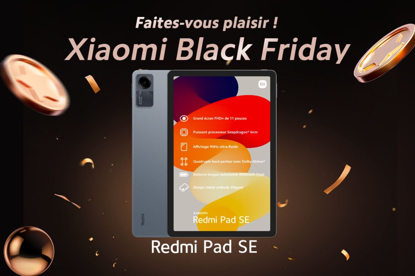 Black Friday Xiaomi Poco Tablettes