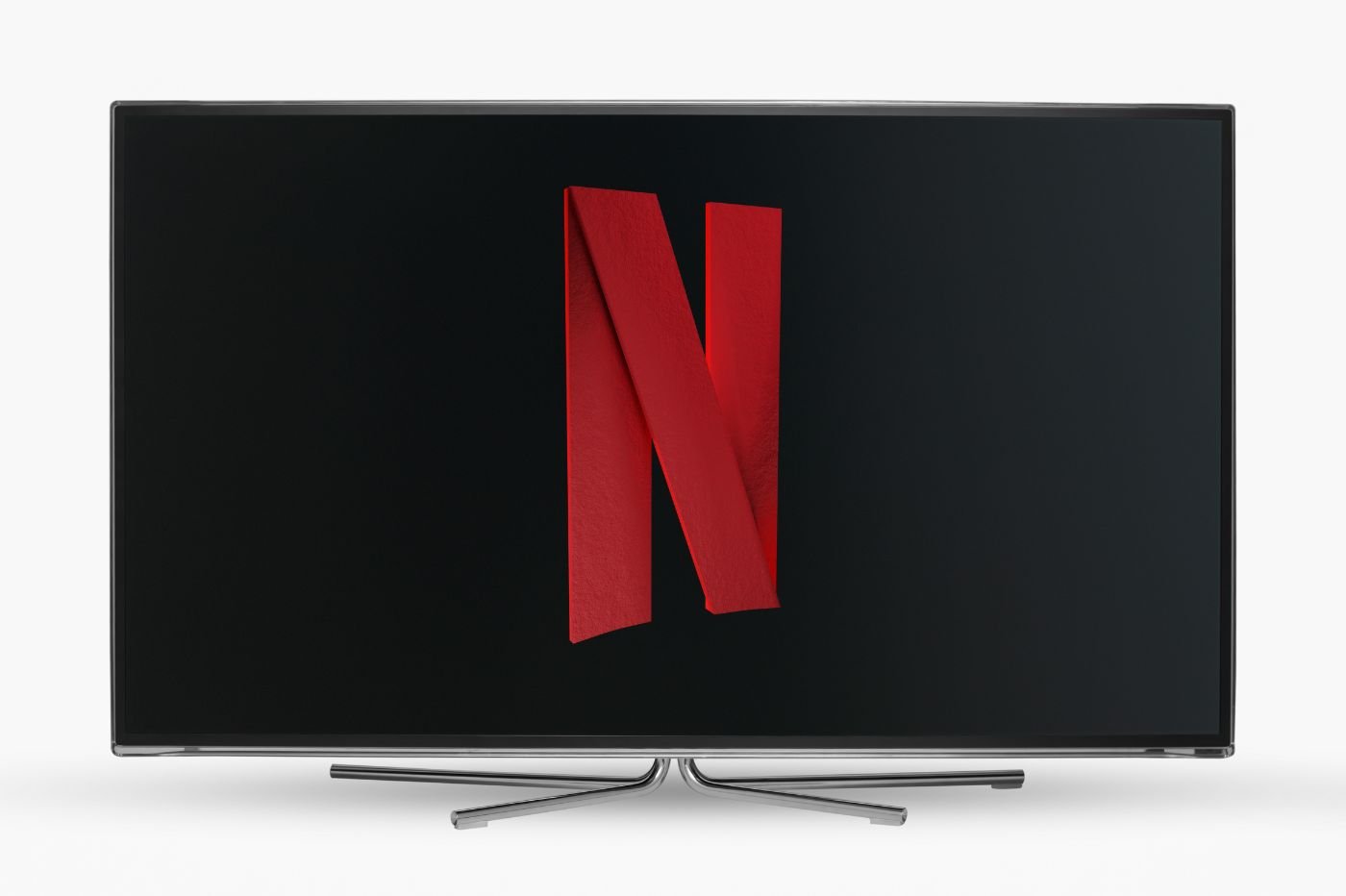Image d'une télévision avec le logo Netflix