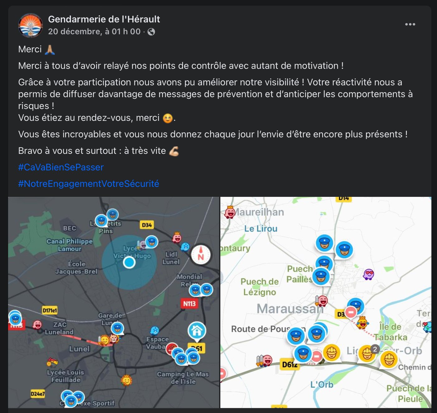 Waze Hérault