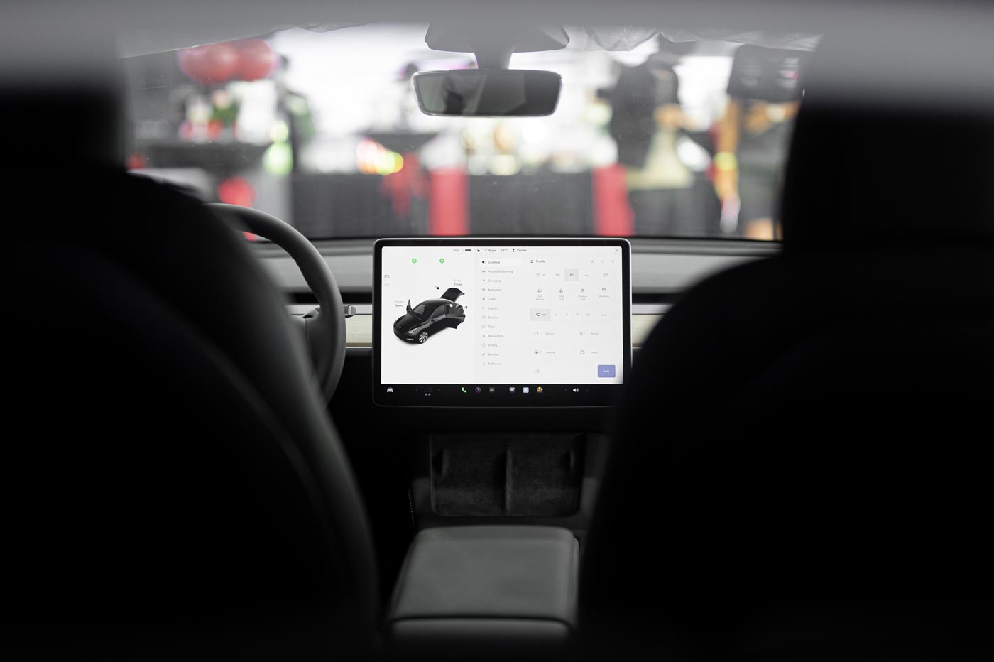 Tesla Voiture Interieur