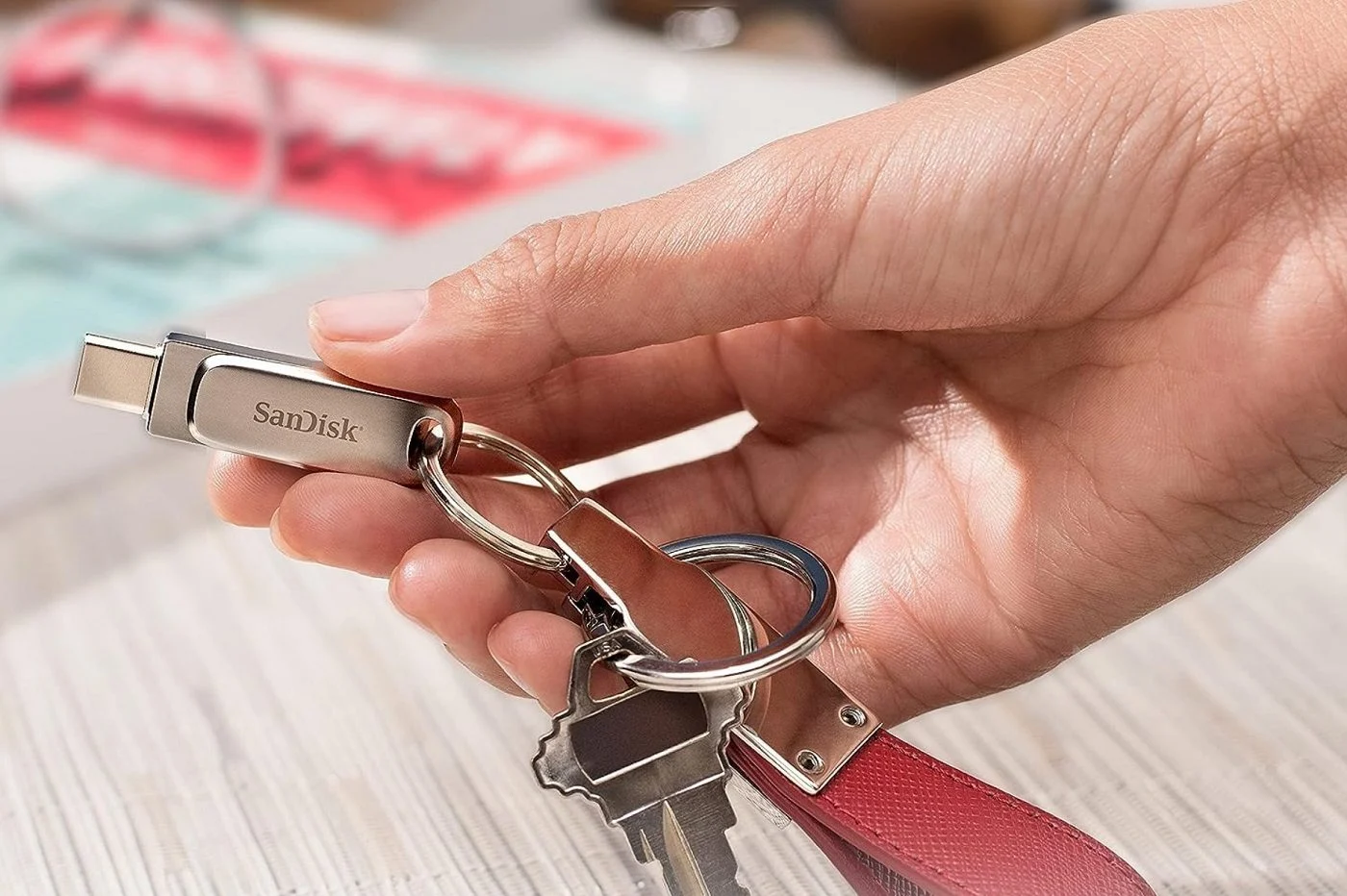 SanDisk Ultra 256 Go Clé USB à double connectique pour les