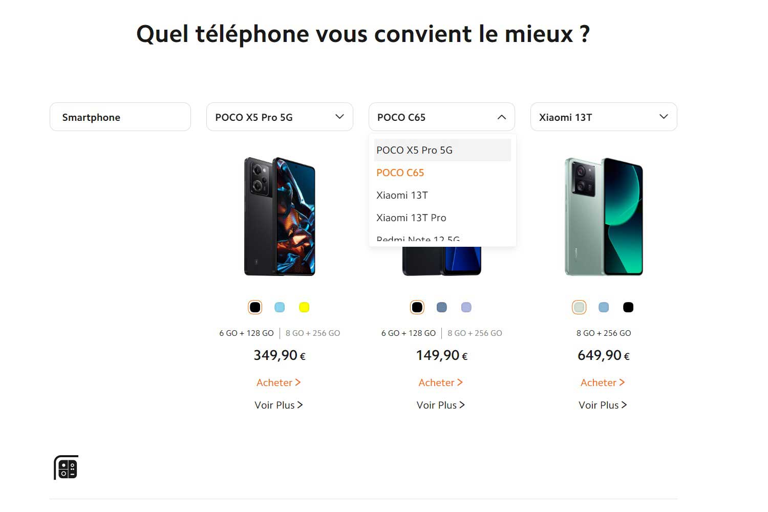 Xiaomi France Comparateur