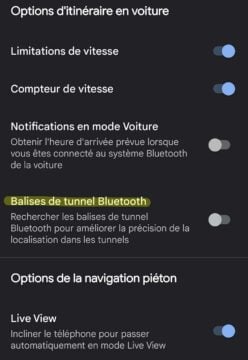 Google Maps Balises Tunnel Bluetooth (3)