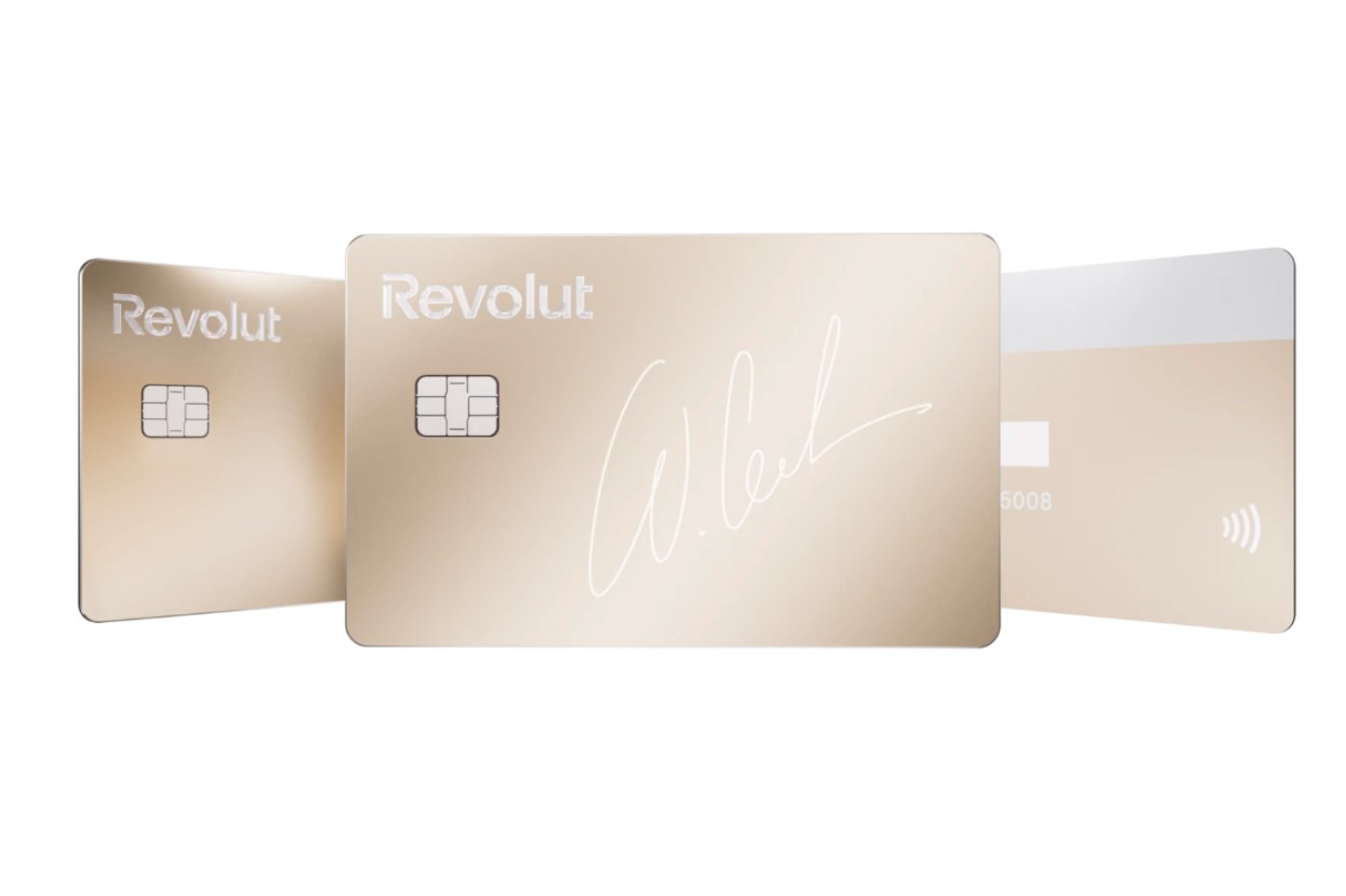 Revolut Metal carte dorée