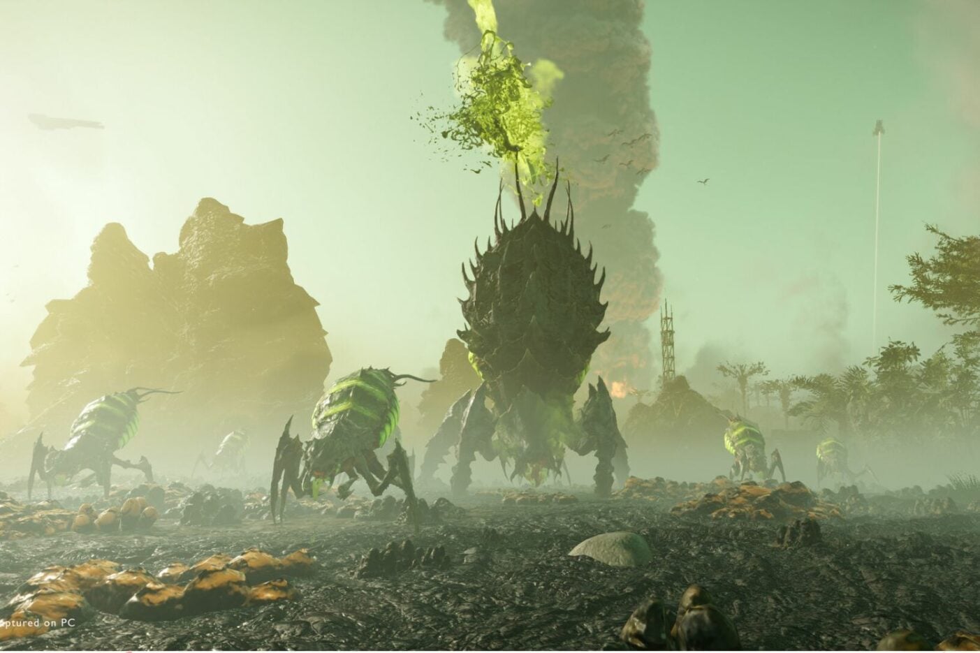 Helldivers 2 Starship Troopers