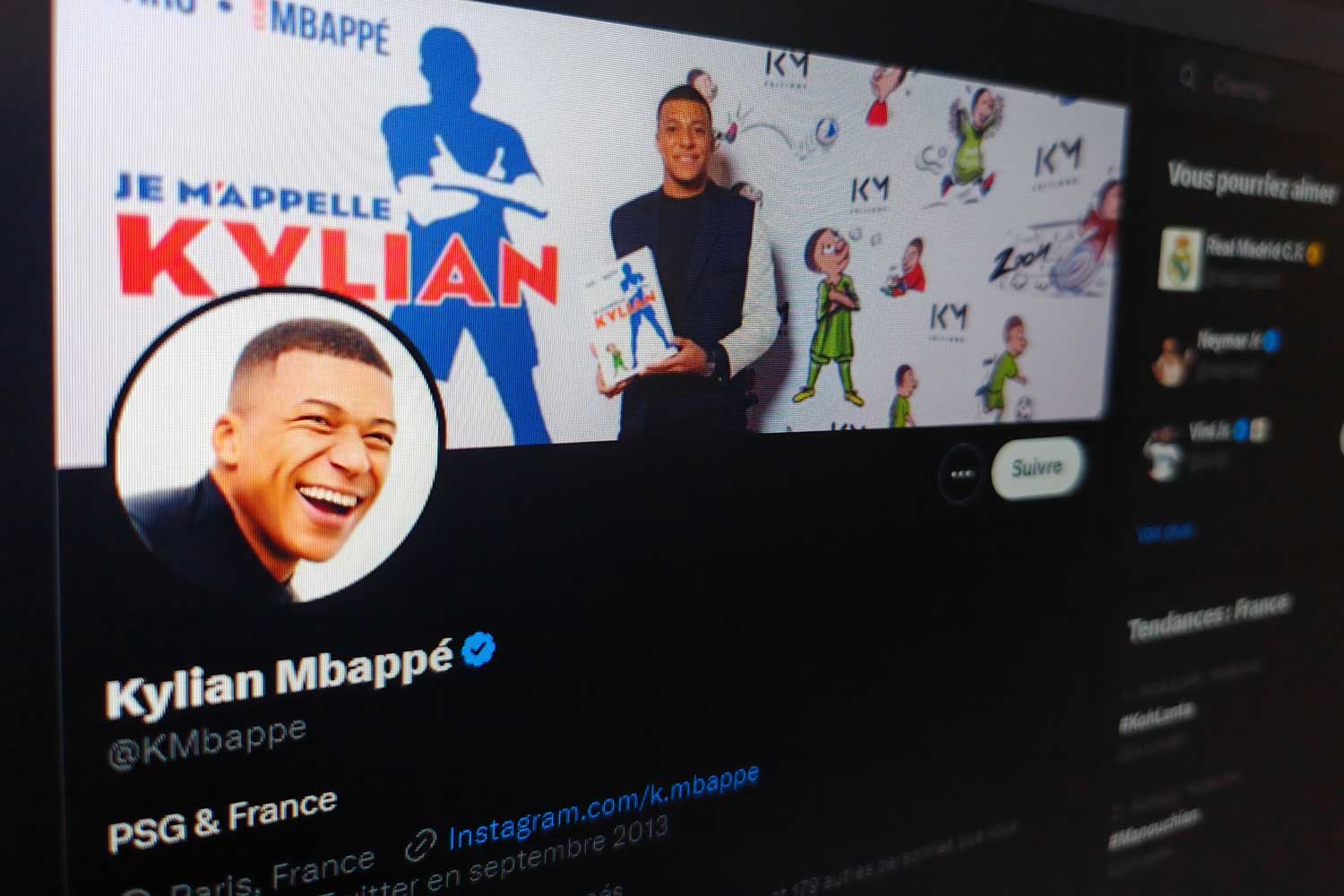 Kylian Mbappe Twitter X