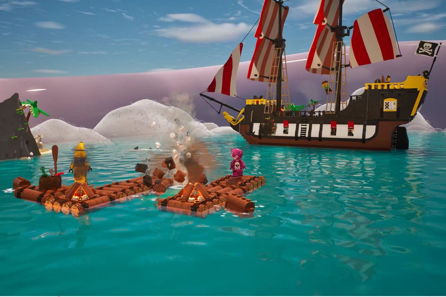 Lego Fortnite Raft Survival