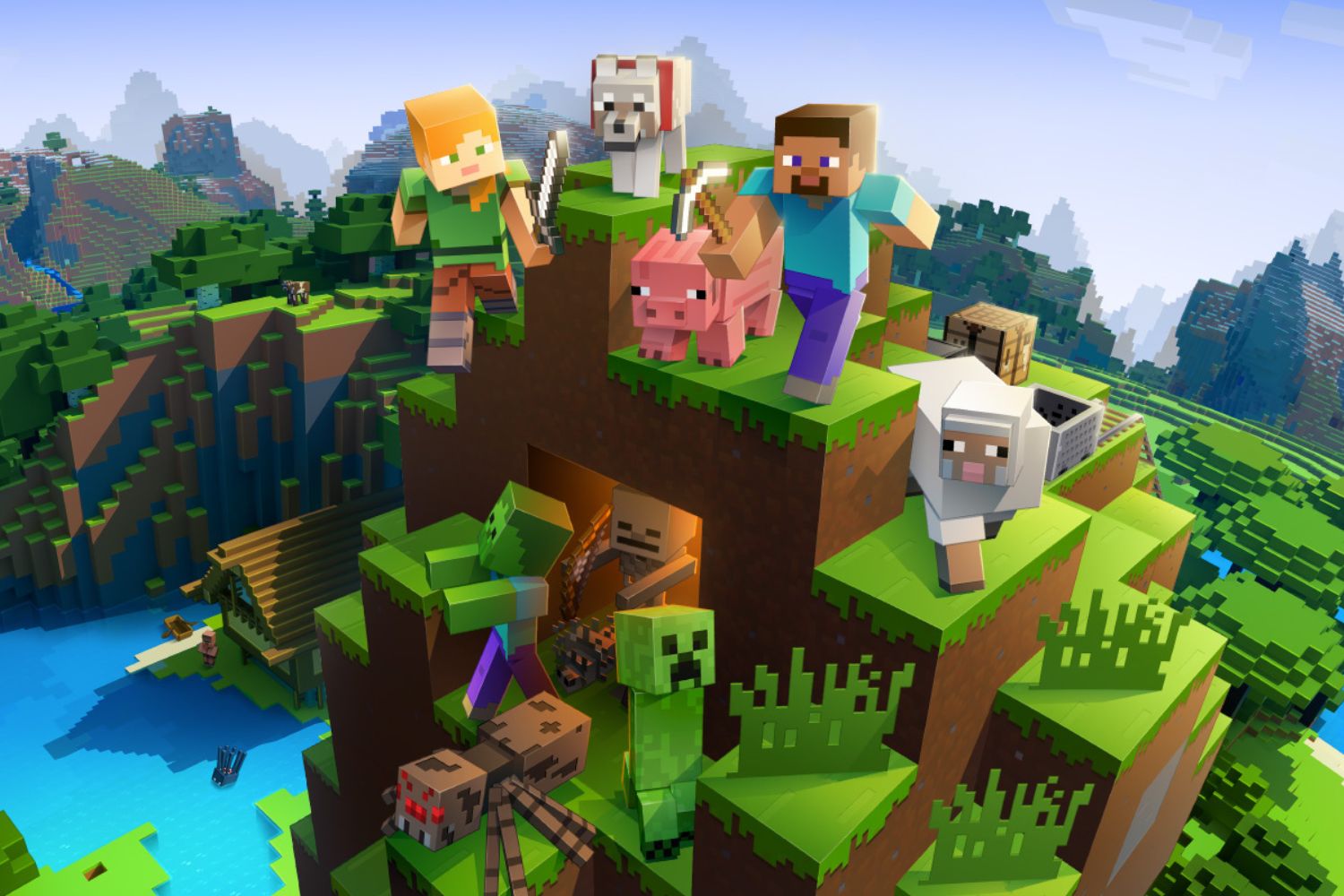 Minecraft Key Art