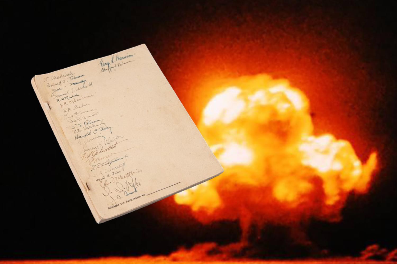 Atomic Bombs Document Enchère