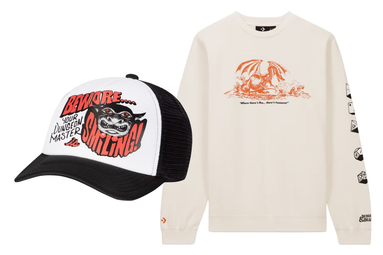 Converse Donjons Dragons Casquette Pull Sweat