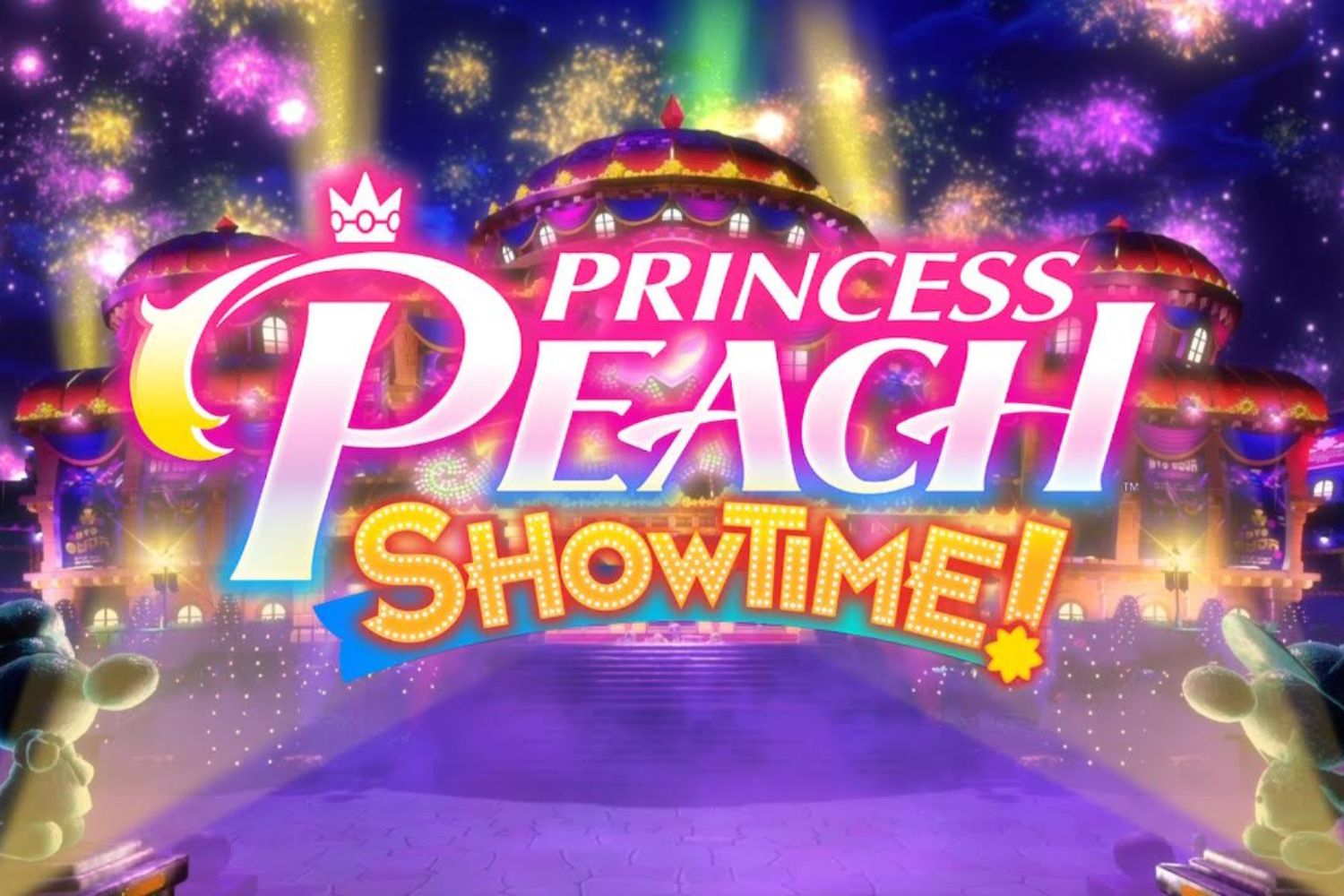 Princess Peach Showtime Logo En Jeu