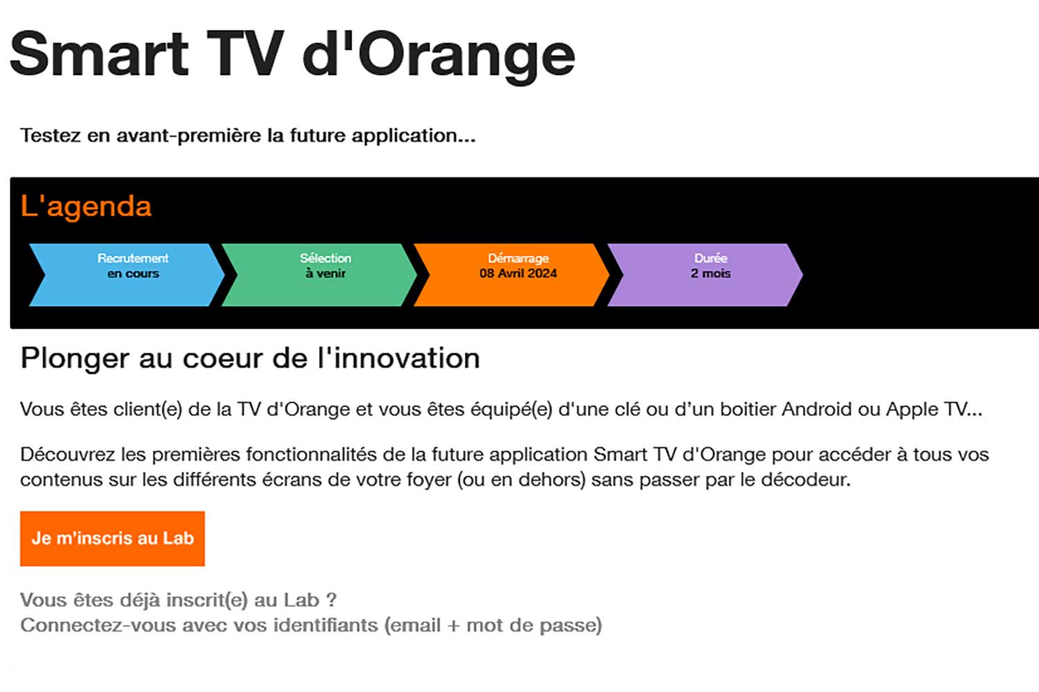 Smart Tv Orange