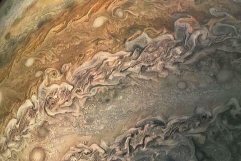 Kelvin Helmholtz Instability Jupiter
